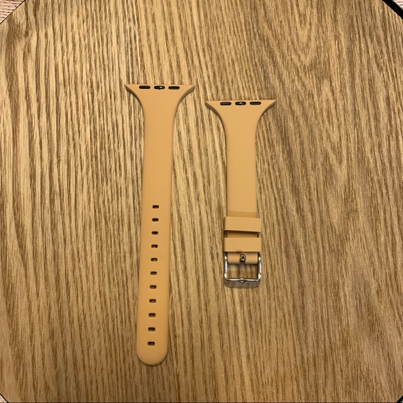 Watch band for Apple Smart Watch size 42/44mm Wrist size medium/large walnut - Picture 3 of 5
